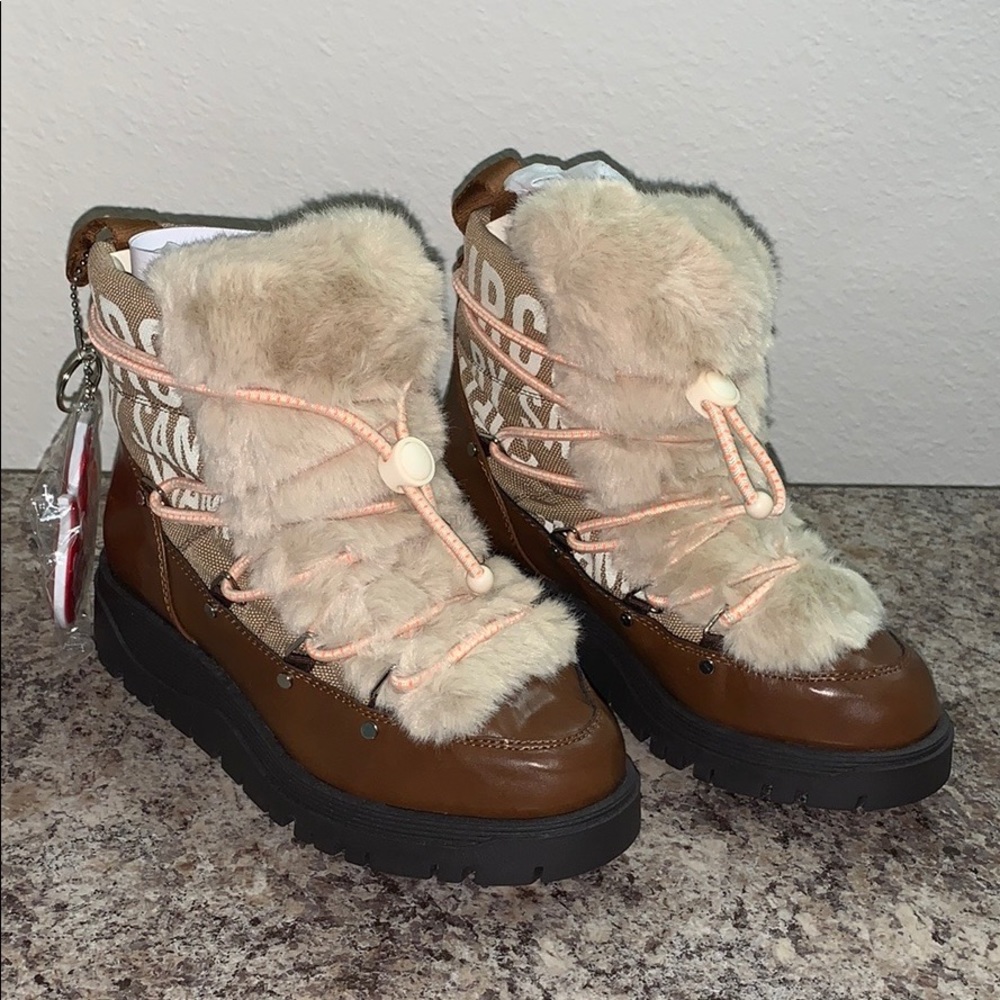 Sam Edelman Brown Fur Boots
